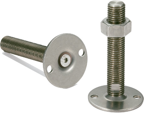 fuams-b0-t调平调节器(外螺纹) - 地脚螺栓固定型 - 对边宽度调整