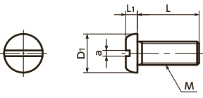 SNZS-S精密仪器用盘头小螺钉（精密螺丝）